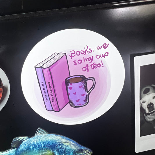 Books are my Cup of Tea Magnet