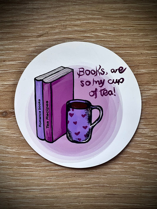 Books are my Cup of Tea Magnet