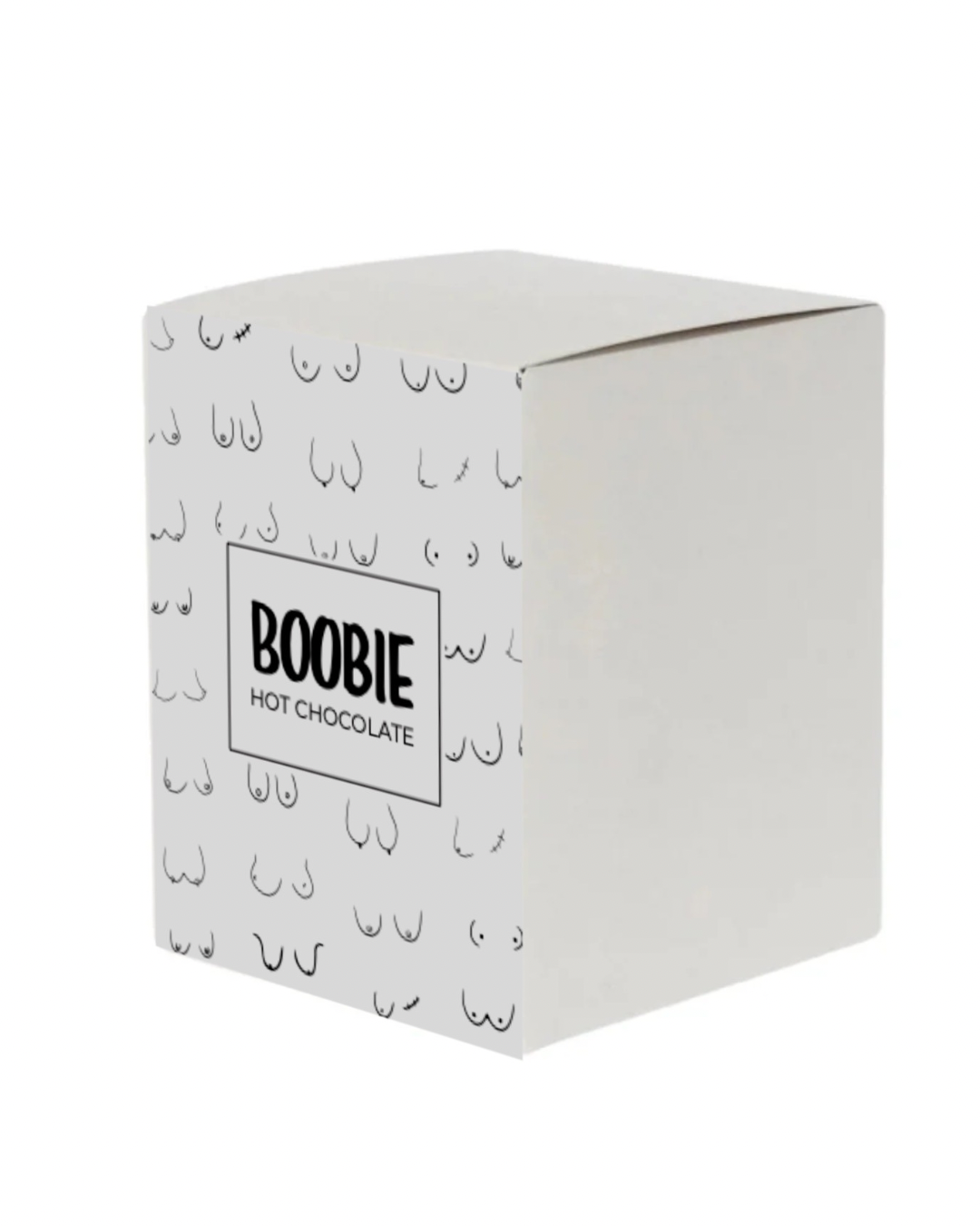 Boobie Hot Chocolate Black and White