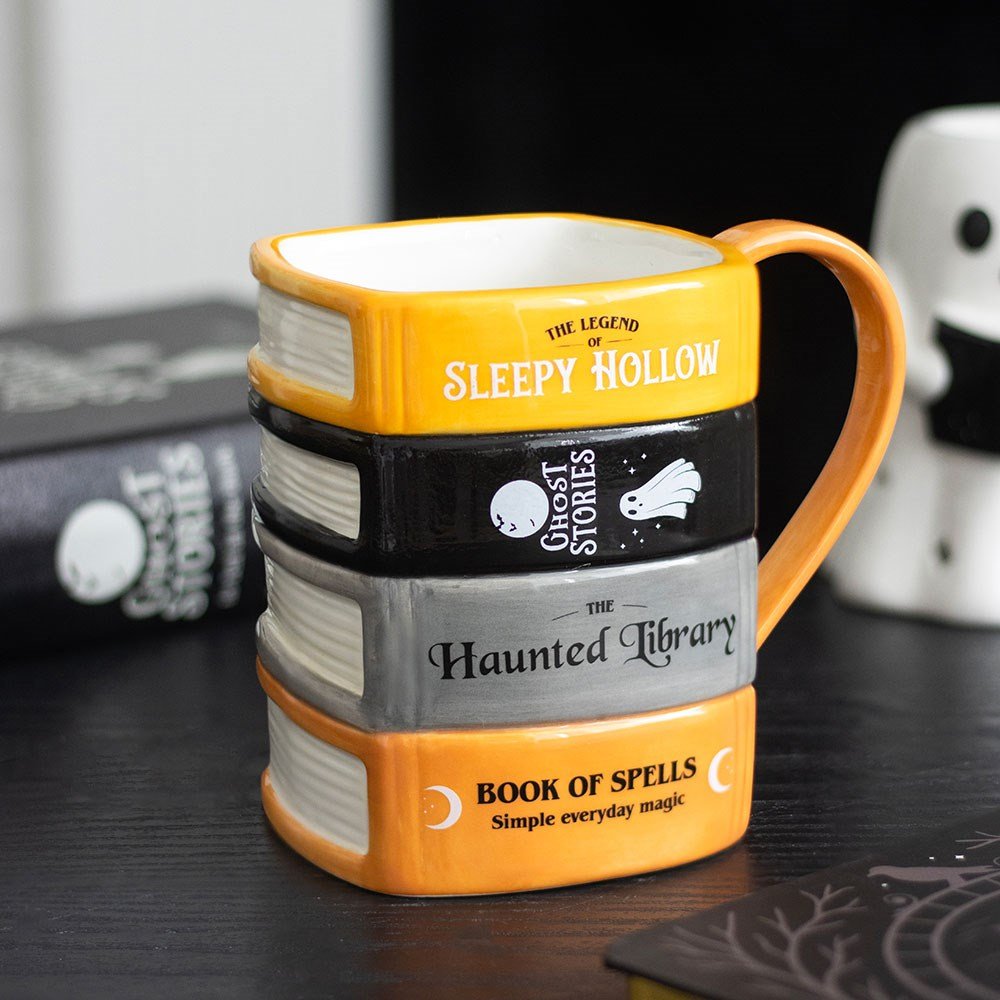 Haunted Library Book Stack