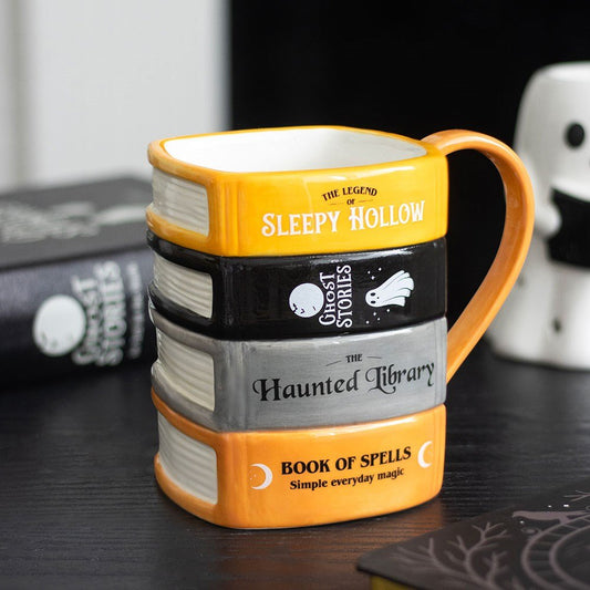 Haunted Library Book Stack